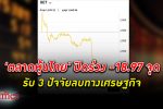 ตลาดหุ้นไทย หุ้น ปิดร่วงเกือบ 20 จุด รับ ค่ากลั่นน้ำมัน คลุมเครือ เงินเฟ้อ สูง ดอกเบี้ย ขึ้นแรง