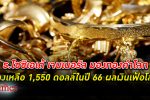 ซึมข้ามปี! ทองคำ โลกมีดิ่งเหลือกว่า 1,550 ดอลลาร์ในปี 66 พิษเงินเฟ้อสหรัฐกดดันยาว