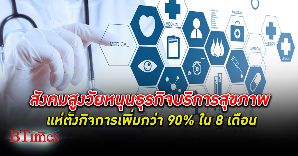 แห่ตั้งธุรกิจ! สังคมสูงวัยในไทยหนุนคนไทยเปิด บริการสุขภาพ ความงามกว่า 90% ใน 8 เดือนแรก