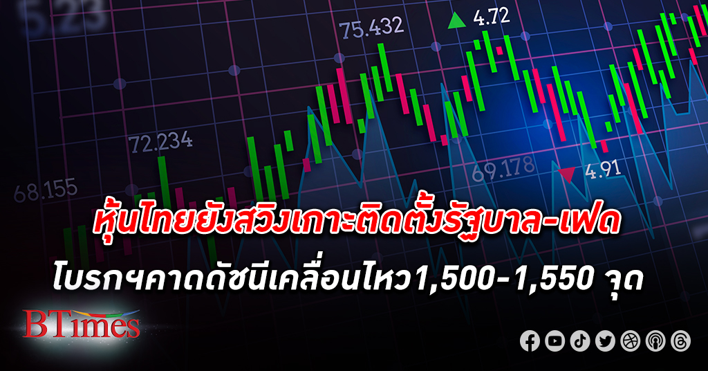 หุ้นไทย ยังผันผวน นักลงทุนเกาะติด ตั้งรัฐบาล จับตาเฟดขึ้นดอกเบี้ยอีก 0.25%