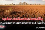 กรุงไทย ประเมิน เอลนีโญ ฉุด ผลผลิตภาคเกษตร เสียหายกว่า 5.3 หมื่นล้านบาท