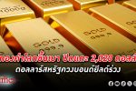 ราคา ทองคำโลก ปิดขึ้นเบาบางเข้าใกล้ 2,020 ดอลลาร์ ท่ามกลางเงินดอลลาร์-บอนด์ยีลด์ร่วง