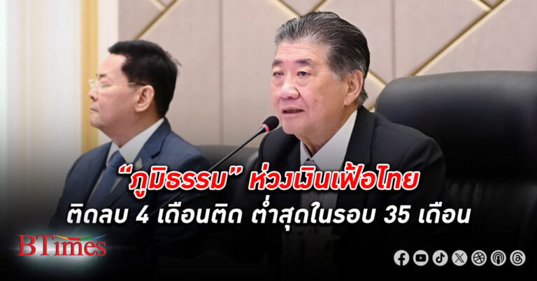 วิกฤตไม่วิกฤต?! “ภูมิธรรม” ห่วง เงินเฟ้อ ไทยติดลบ 4 เดือนติด ต่ำสุดในรอบ 35 เดือน