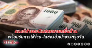 ธนาคาร สำรองเงินสด เติมตู้เอทีเอ็ม บริการเบิกที่สาขา หลายหมื่นล้าน เตรียมพร้อมรับการใช้จ่าย ใส่ซองอั่งเป่าช่วงเทศกาล ตรุษจีน