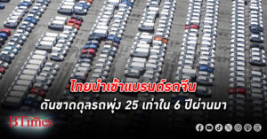 กสิกรไทยเผยนำเข้าแบรนด์ รถ จีนยันชิ้นส่วนผลิตรถจีนส่อดันไทย ขาดดุล พุ่ง 25 เท่าใน 6 ปีผ่านมา