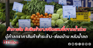 ‘ค้าภายใน’ ประสานผู้ค้าลด ราคาสินค้า ชำระล้าง-ซ่อมบ้าน หลังน้ำลด ส่วนสินค้าบางชนิดแพงขึ้นจากผลกระทบน้ำท่วม