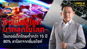 เด็กไทยต่ำ 15 ปี 80% เสียชีวิตอุบัติเหตุขี่มอไซค์ ชาติมีมอไซค์มากสุดในโลก | คุยกับบัญชา | 11 ธ.ค. 67