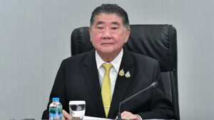สรวงศ์ เทียนทอง เลขาธิการพรรคเพื่อไทย ยืนยันภูมิธรรม เวชยชัย รักษาการนายกรัฐมนตรี ดำเนินการเรื่องการทูลเกล้าฯ ยุบสภา เรียบร้อยแล้ว