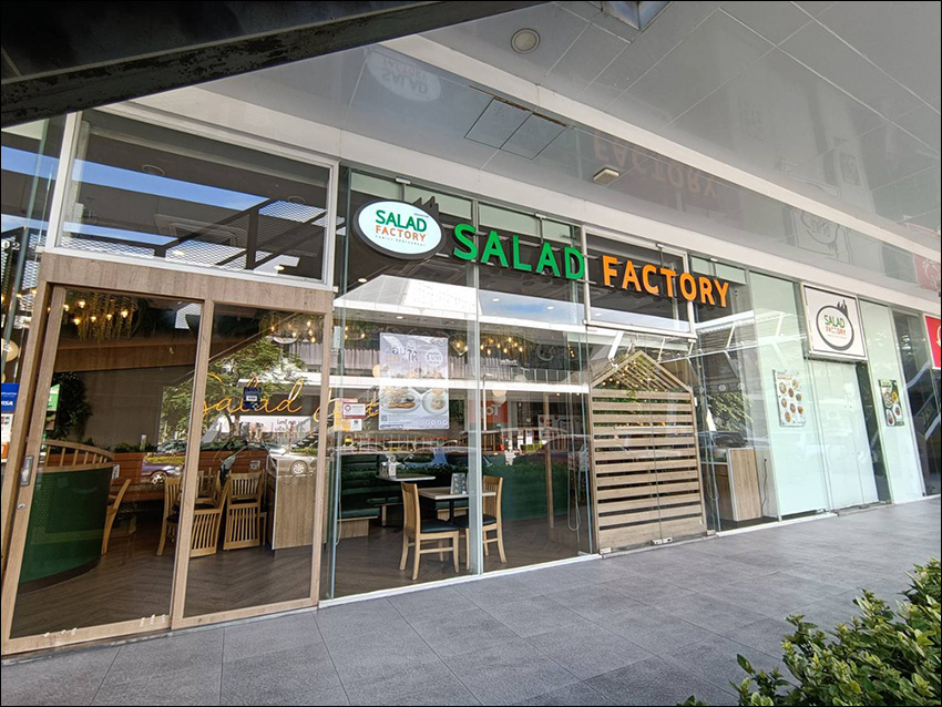Salad Factory สาขา BEEHIVE สาขาแรกที่เริ่มทำครัวกลาง