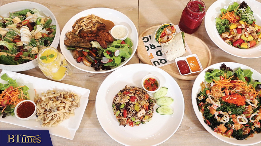 เมนูอาหารจากร้าน Salad Factory