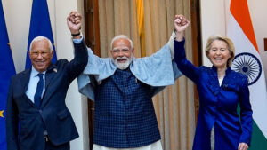 นายกฯ อินเดีย เซ็นดีลการค้าเสรีครั้งใหญ่กับ สหภาพยุโรป เปิดตลาดรวม 28 ประเทศกับ 2 พันล้านคน เป็น 25% ของขนาดศก.โลก มากถึง 33% ของการค้าโลก ดันการค้าทั้งคู่รวมกว่า 4 ล้านล้านบาท