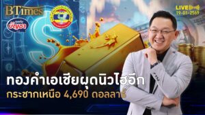 กระทิงทองคำเอเชีย เข้าสัปดาห์ที่ 3 ปั้มนิวไฮเหนือ 4,690 ดอลล์ | คุยกับบัญชา | 19 ม.ค. 69